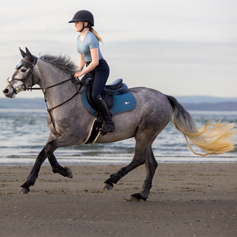 LeMieux Earth Close Contact Square - Ocean - Large -5